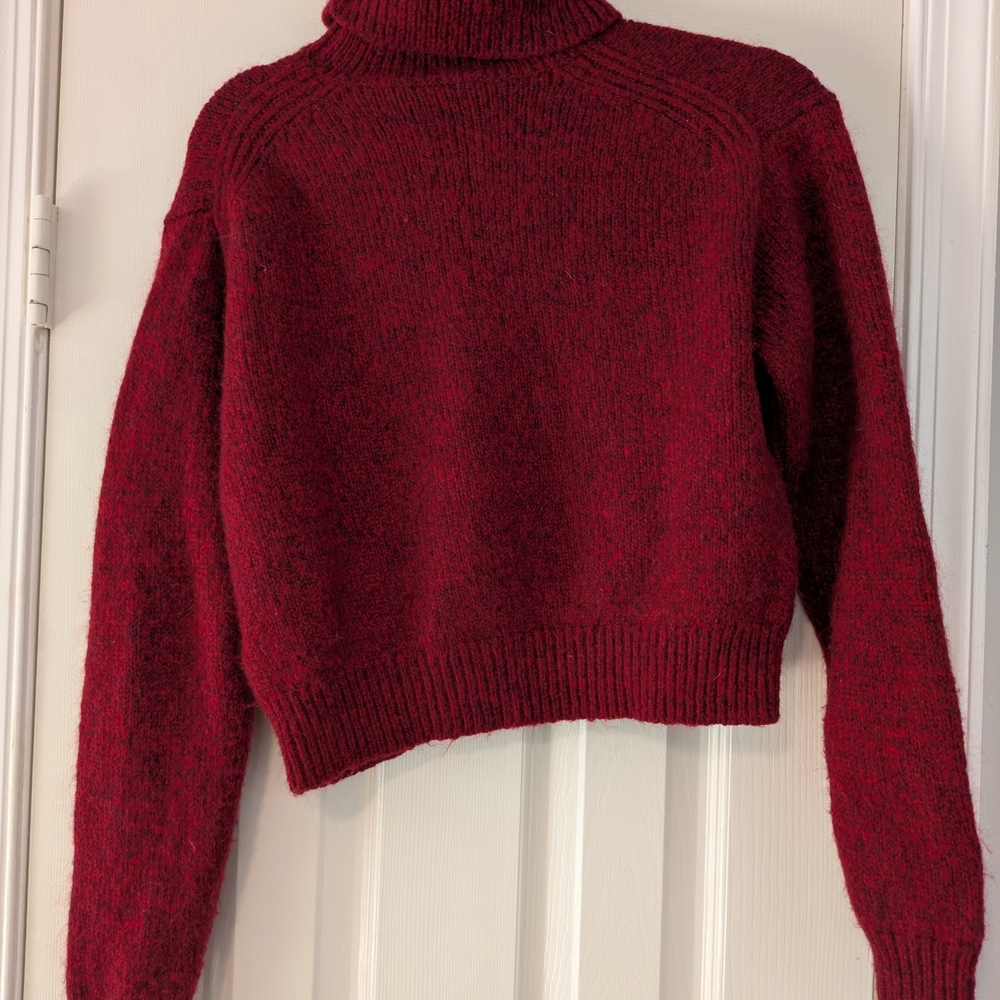 Uniqlo Red Turtleneck Sweater